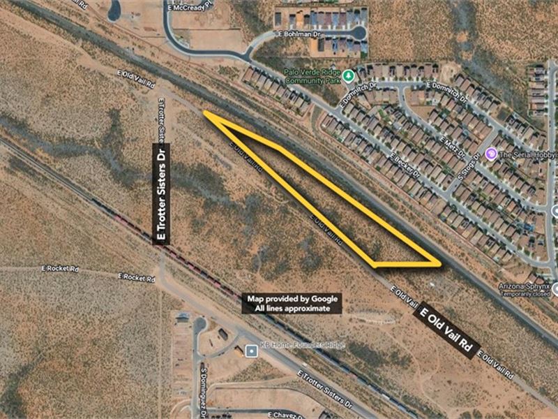 4.54 Ac in Vail, AZ : Vail : Pima County : Arizona