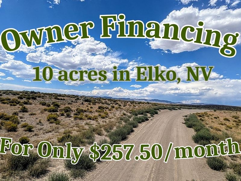 Your Huge 10 Acres Residential Lot : Elko : Elko County : Nevada
