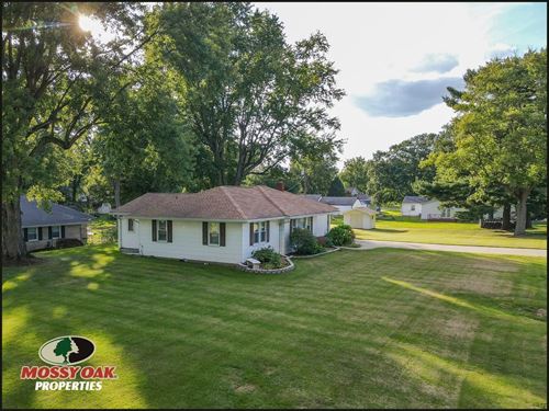 Secluded Single Level Home in Vince : Vincennes : Knox County : Indiana