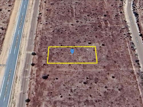 Paved Road Lot Just $462.91 Down : California City : Kern County : California