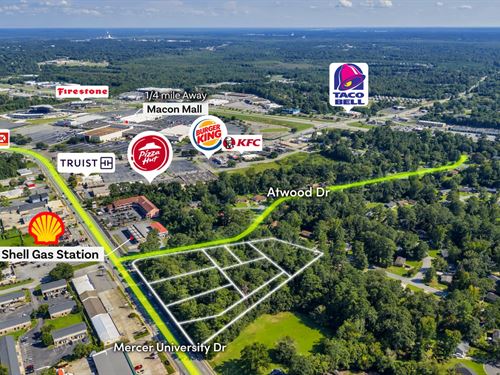3.27 Acres Near Macon Mall : Macon : Bibb County : Georgia