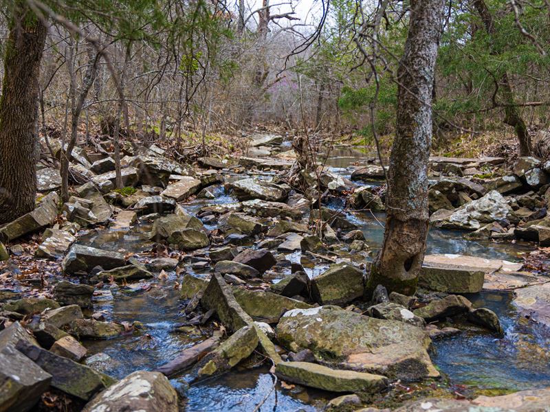 $999 dn Land with Stream Near Lake : Canadian : Pittsburg County : Oklahoma