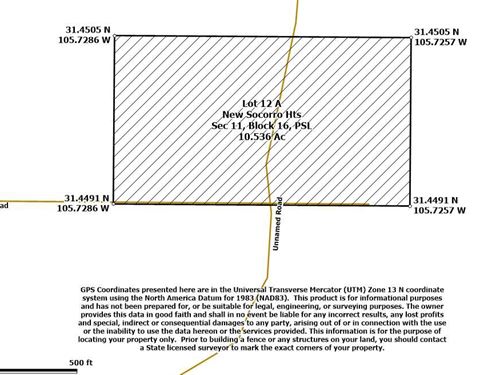 Striking 10.5-Acre Parcel El Paso : Fort Hancock : Hudspeth County : Texas