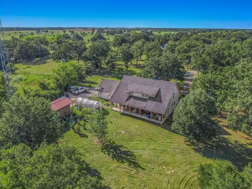 Peaceful Country Living Just Minute : Bryan : Brazos County : Texas