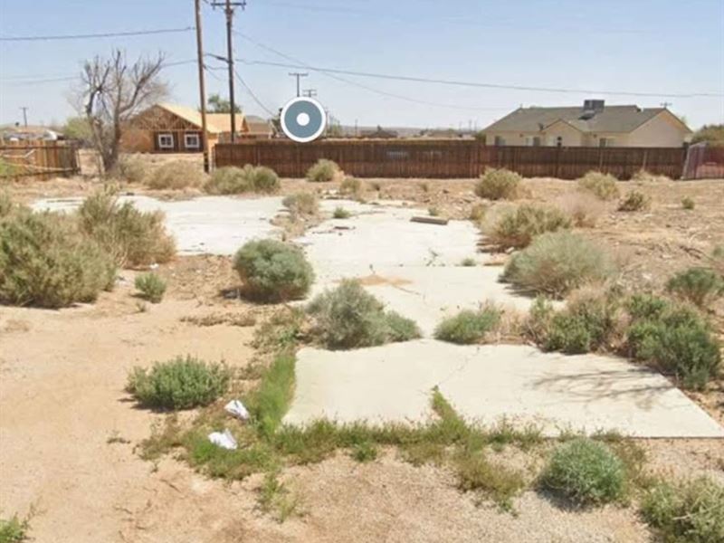 Home Build Lot California City : California City : Kern County : California
