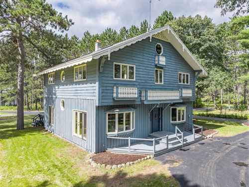 Home on 10 Acres, Hangar : Phelps : Vilas County : Wisconsin
