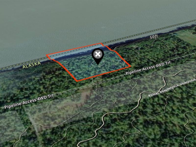 Waterfront Lot Off The Beaten Path : Kenai : Kenai Peninsula Borough : Alaska