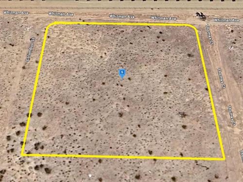 Corner Commercial Lot, $1,104.01/Mo : Adelanto : San Bernardino County : California