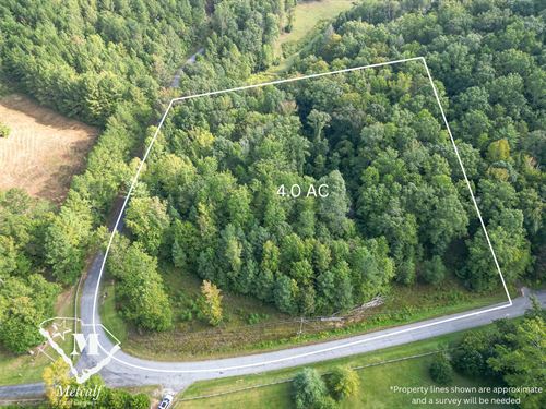 Peaceful 4 Acre Buildable Homesite : Marietta : Pickens County : South Carolina