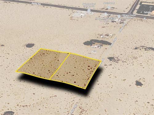 Land Near Luckie Park, $1,037.34/Mo : Twentynine Palms : San Bernardino County : California