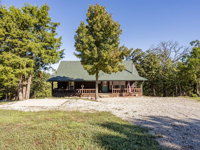 35 Acres and Log Home in Taney Coun : Rueter : Taney County : Missouri