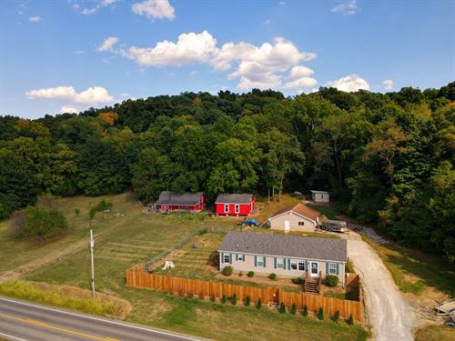 3 Bed 2 Bath Home on 23 Acres Parke : Rosedale : Parke County : Indiana