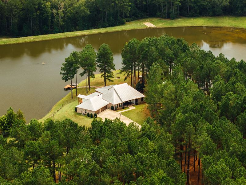 96.15 Acres with A Home in Scott Co : Morton : Scott County : Mississippi