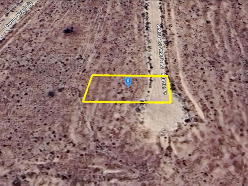 Flat Lot in Cal City, $293.80/Month : California City : Kern County : California