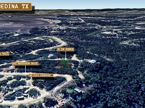 .1 Acre in Bandera, $250 a Month : Bandera : Texas