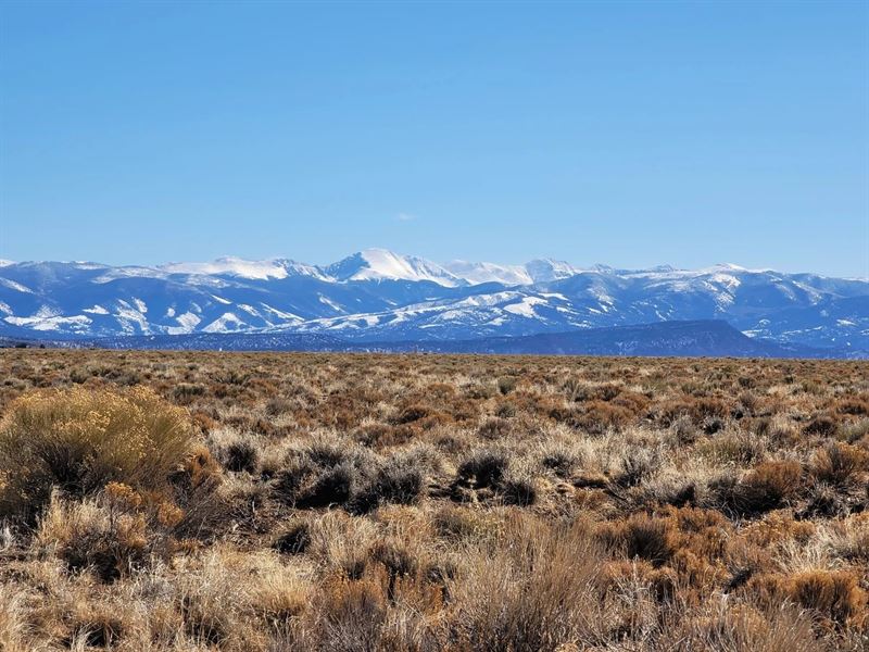 Short Drive to The Great Sand Dunes : Blanca : Costilla County : Colorado
