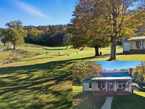 Farmhouse, Unrestricted 24.5 Acres : Rutledge : Grainger County : Tennessee