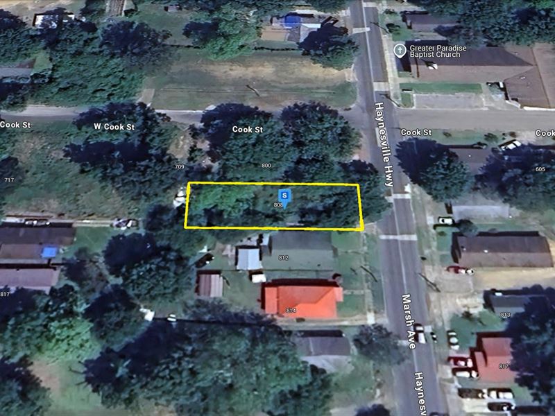 City Utility Lot, Only $147.98/Mo : El Dorado : Union County : Arkansas