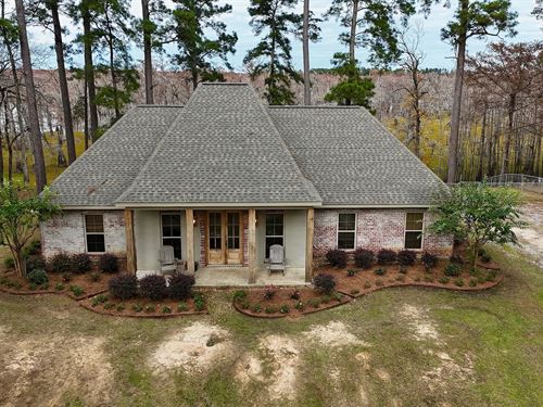 4 Bed 3 Bath House on 125 Acres : Jena : La Salle Parish : Louisiana