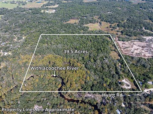39 Acres With River Frontage in Her : Dade City : Hernando County : Florida