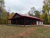 Pole Barn House on 9 Acres : Center Point : Clay County : Indiana