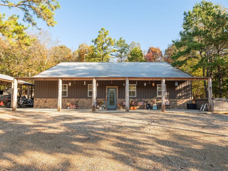 Rustic 4-Bed Home on 21 AC : Zalma : Bollinger County : Missouri