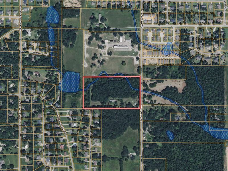 2 Homes on 11 AC for Sale in Butl : Poplar Bluff : Butler County : Missouri