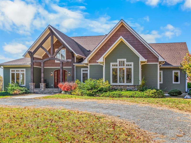 Skyview Estate A Modern Blue Ridge : Meadows Of Dan : Patrick County : Virginia