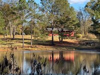 Affordable 24 Acres, Pond, Barn : Letohatchee : Montgomery County : Alabama