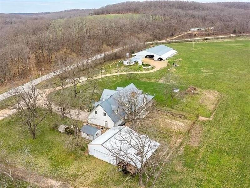 269.62 Acres, Creek, Springs, Tilla : Falcon : Wright County : Missouri