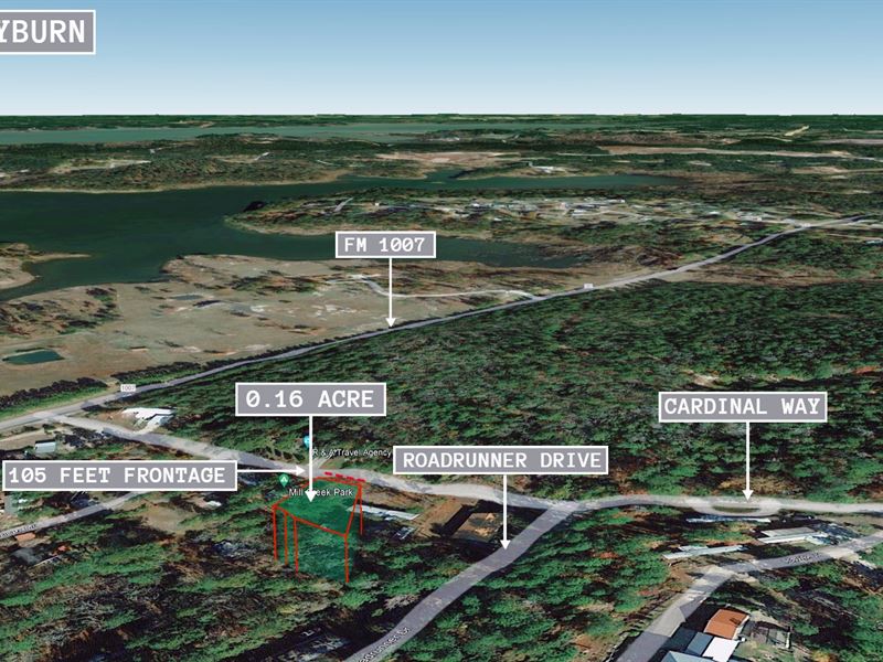 .16 Acre in Brookeland, $175/Mo : Brookeland : Jasper County : Texas