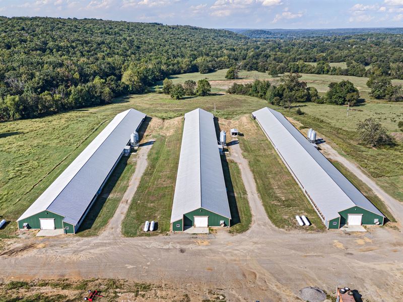 Income Producing Poultry Operation : Mulberry : Franklin County : Arkansas