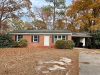 Brick Ranch House On.32 Acres : Goldsboro : Wayne County : North Carolina