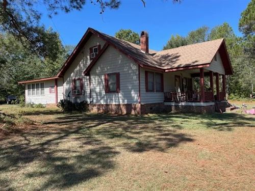 A Home on 6 Acres in Jefferson Coun : Wadley : Jefferson County : Georgia