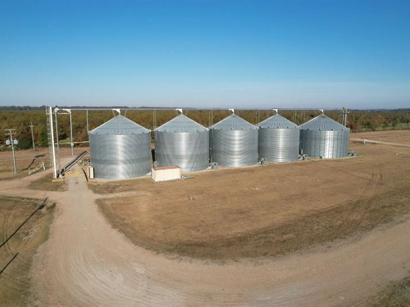 4.38 Acres with 5 Grain Bins in Qui : Vance : Quitman County : Mississippi