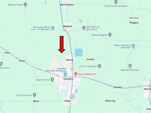 Lot 2 in Sunset Estates in Bolivar : Cleveland : Bolivar County : Mississippi