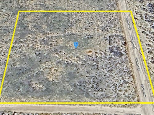 Corner Property for Only $721.38/Mo : Rosamond : Kern County : California