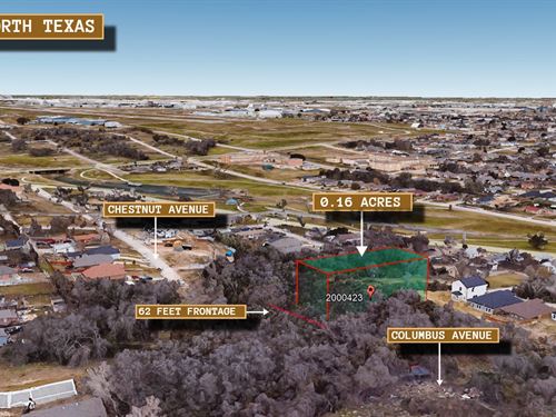 .16 Acre in Fort Worth, $1825/Mo : Fort Worth : Tarrant County : Texas