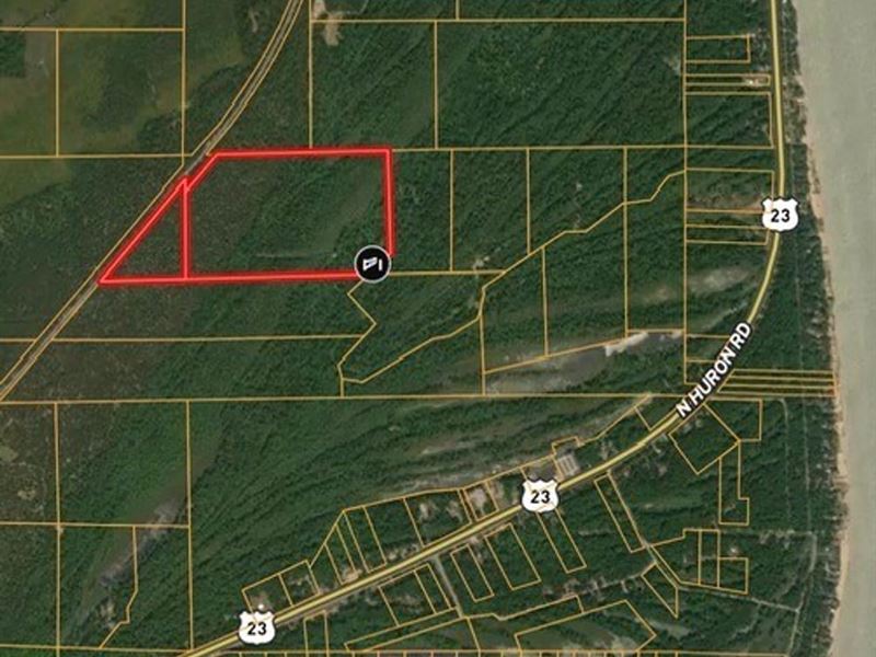 70 Acres, Vacant, W Ausable Point : Oscoda : Iosco County : Michigan