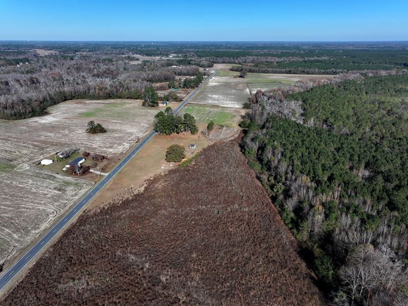 Spacious Residential Tract : Orrum : Robeson County : North Carolina