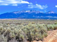 5.1 Acres, Power Nearby, Flat Land : Fort Garland : Costilla County : Colorado