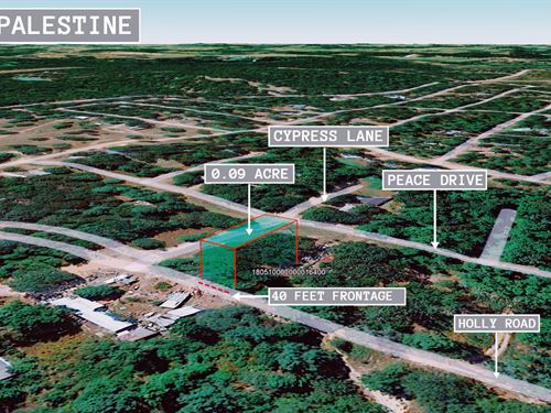 .09 Acre in Mineola, $175 a Month : Mineola : Smith County : Texas