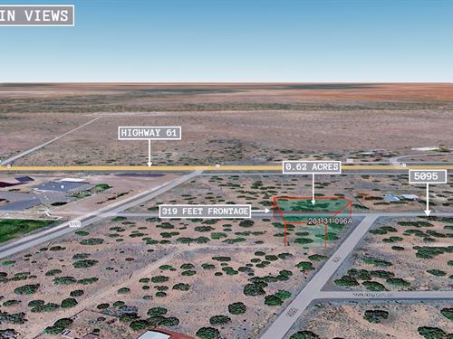 .62 Acre Highway Frontage : Concho : Apache County : Arizona