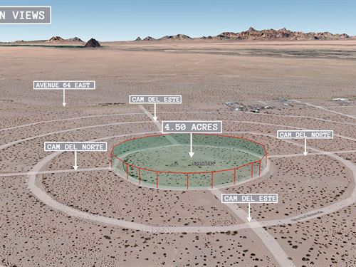 4.5 Acre in Dateland, $1000/Mo : Dateland : Yuma County : Arizona