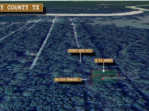 .12 Acre in Cleveland, $150/Mo : Cleveland : Liberty County : Texas