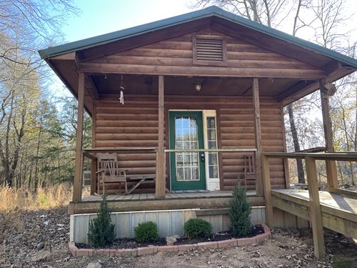 Log Cabin on 5 Acres in Se, OK : Fort Towson : Pushmataha County : Oklahoma