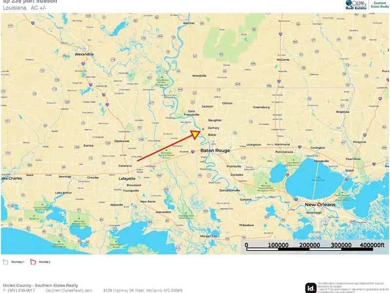 Zachary 78 Acres with Lake in Port : Zachary : East Baton Rouge Parish : Louisiana
