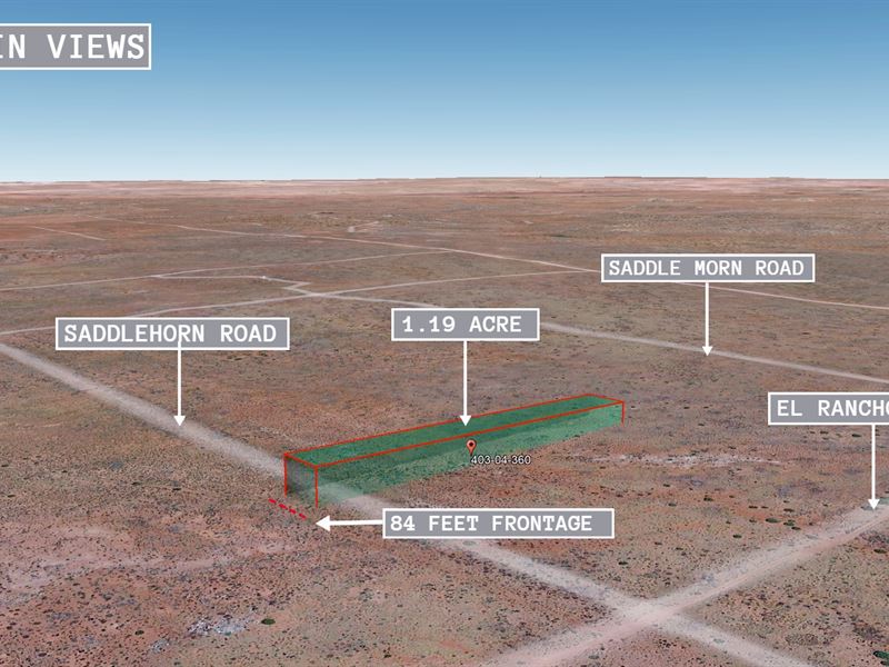 1.19 Acre Mountain Views, Corner lo : Snowflake : Navajo County : Arizona