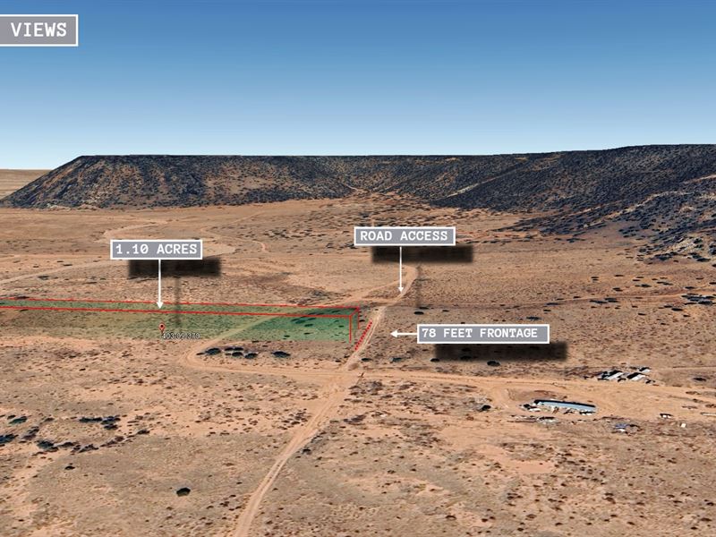 1.10 Acre Mountain Views : Snowflake : Navajo County : Arizona