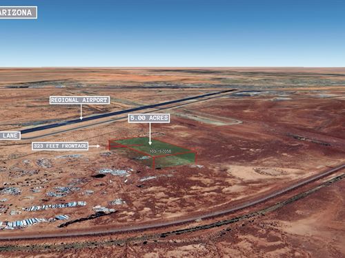 5 Acre in Winslow, $275/Mo : Winslow : Navajo County : Arizona